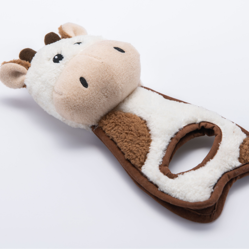 WufWuf Cow Plush Tug Toy