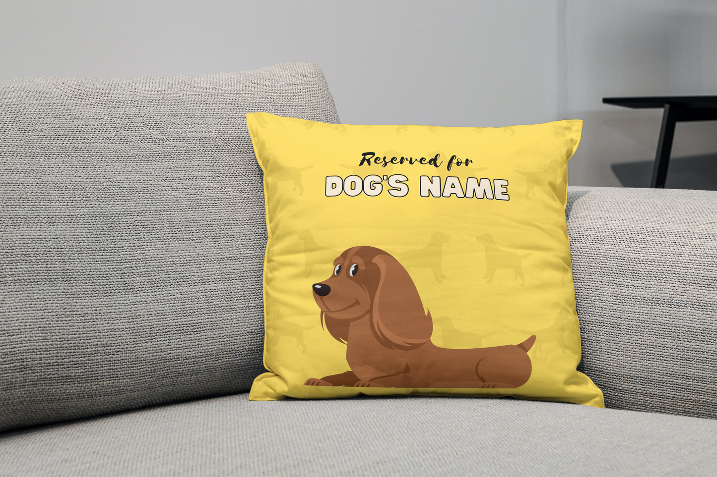 Personalised Cocker Spaniel Cushion Gift