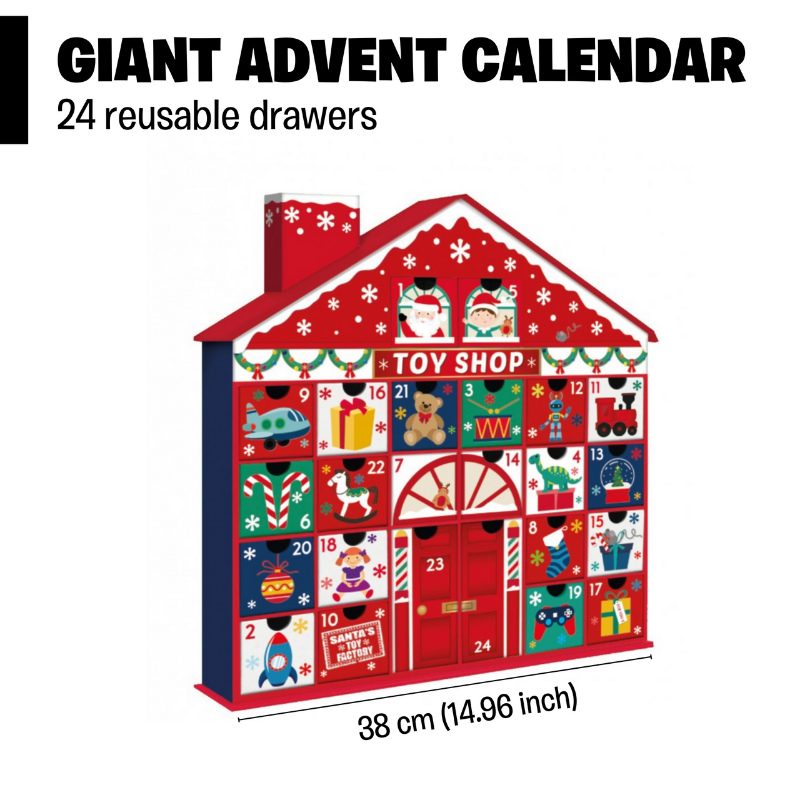 Riesen-Hunde-Adventskalender (Versand im November) Weihnachtsmann