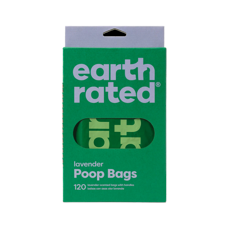 Earth Rated - Poop Bags - 120 Tie Handle Bags