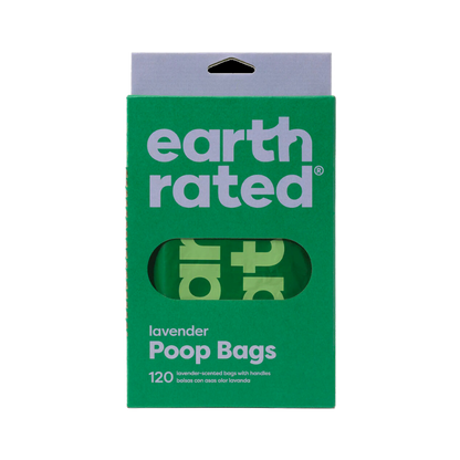 Earth Rated - Poop Bags - 120 Tie Handle Bags