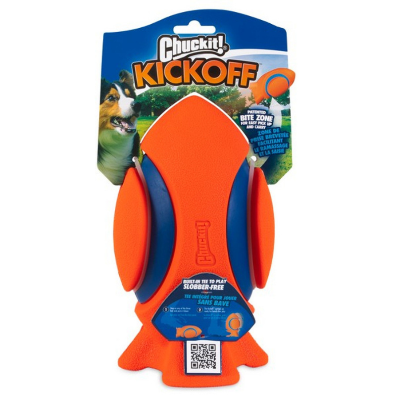 Chuckit! Kick Off Dog Toy: Interactive Floating Football for Dogs - Throw  or Kick Toy