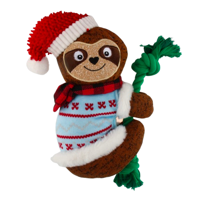 GiGwi Plush Sloth with Rope