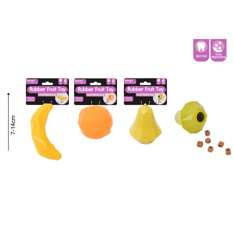 Smart Choice Summer Fruits Treat Dispensing Dog Toys