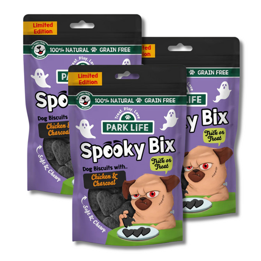 Parklife Spooky-Bix Halloween Dog Treats – 100g x 3 Packs