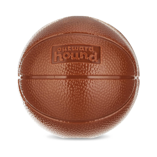 Outward Hound Planet Dog Orbee-Tuff Basketball Treat-Dispensing Dog Chew Toy