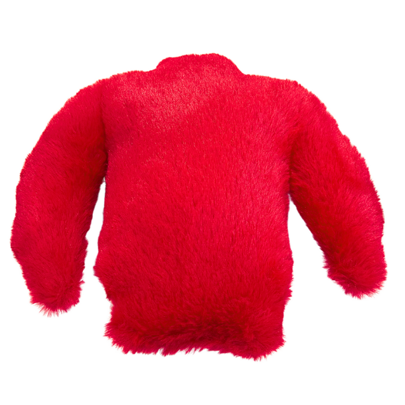 WufWuf Love You Furever Squeaky Plush Dog Sweater Toy