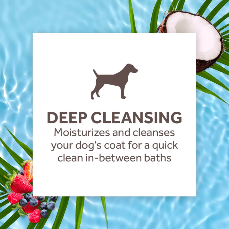 TropiClean Waterless Dog Shampoo Deep Cleaning 220ml