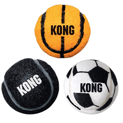 Kong - Sport Balls for Dogs Medium (3 Pack) - Wufwuf Shop