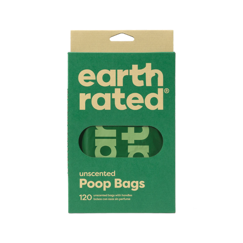 Earth Rated - Poop Bags - 120 Tie Handle Bags