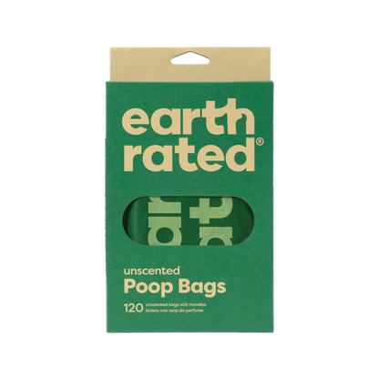 Earth Rated - Poop Bags - 120 Tie Handle Bags