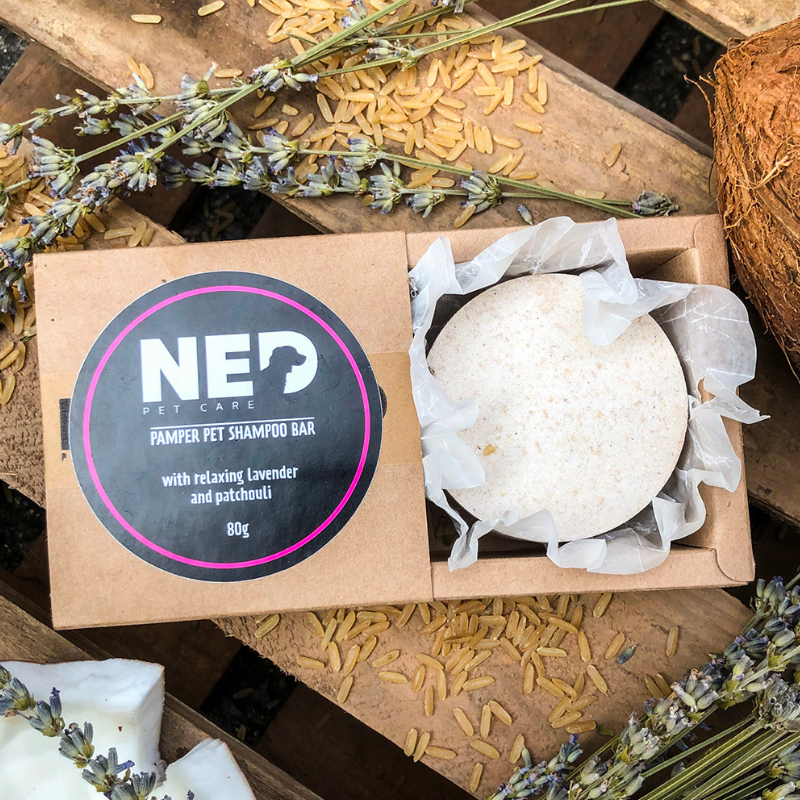 Ned Pamper Pet Shampoo Bar, 80 gr