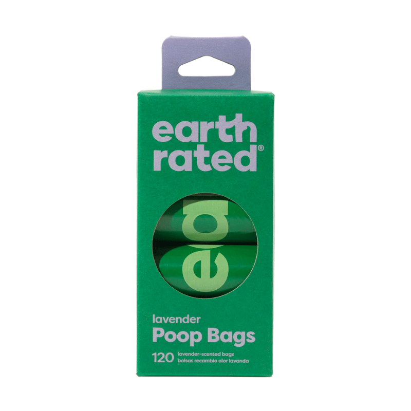 Earth Rated - Poop Bags - 8x15 (120 Bags)