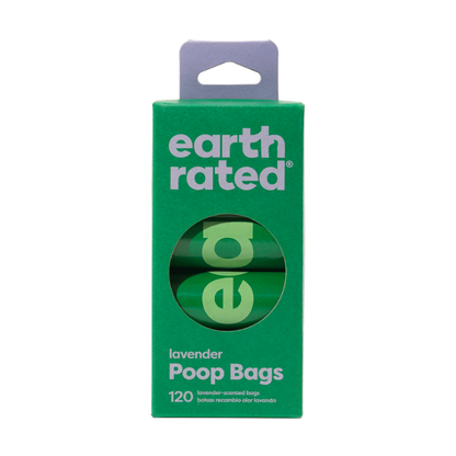 Earth Rated - Poop Bags - 8x15 (120 Bags)