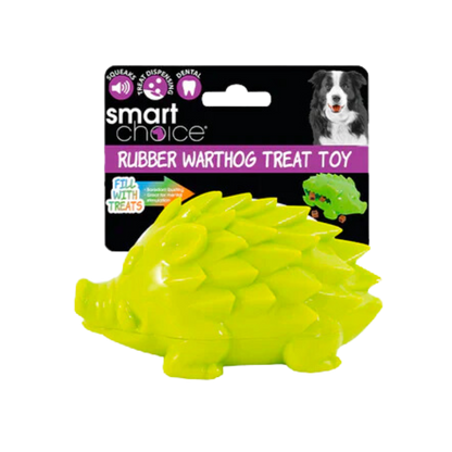 Smart Choice Rubber Warthog Treat Dispensing Dog Toy