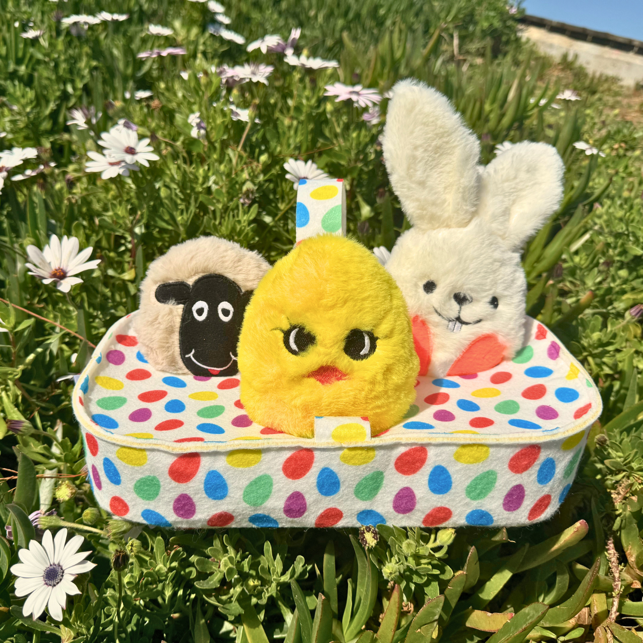 Stuffed animal easter basket hotsell