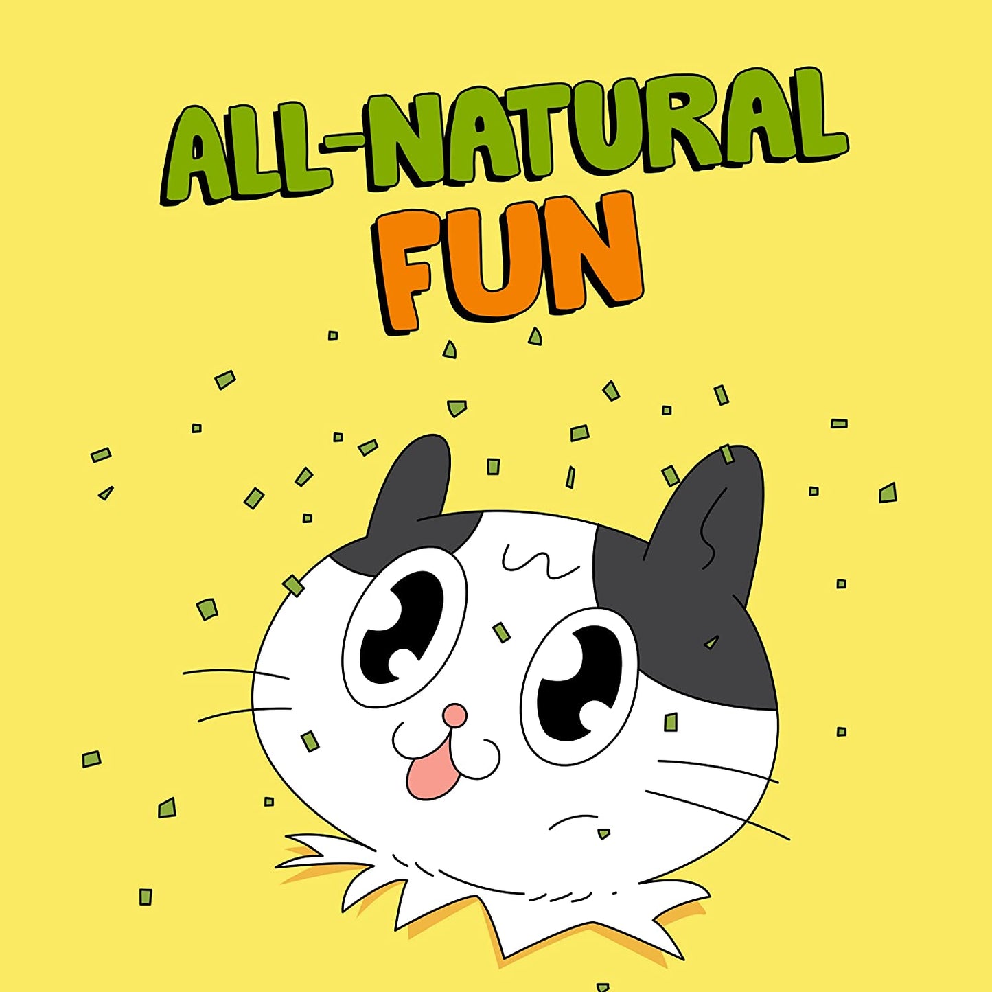 MyMeow – Krazy Carrot, nachfüllbares Katzenspielzeug mit 10 nordamerikanischen natürlichen Katzenminze-Nachfüllbeuteln