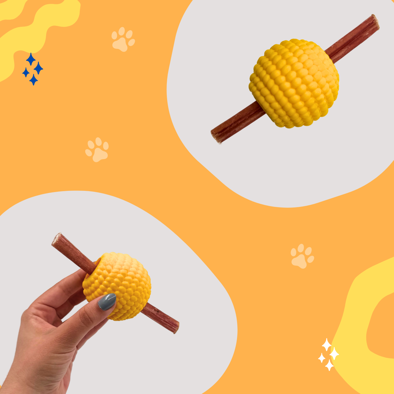 WufWuf Power Chewer Ball: Extreme Tough Chew Toy