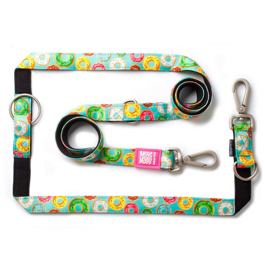 Max & Molly - Multi-Function Leash - Donuts Large