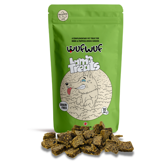 WufWuf Air-Dried Lamb Treats with Herbs