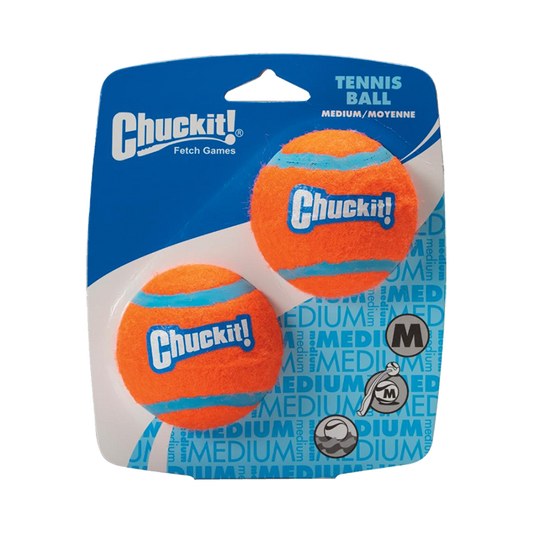 ChuckIt! - Tennisbälle 2er-Pack – mittel 6,5 cm 