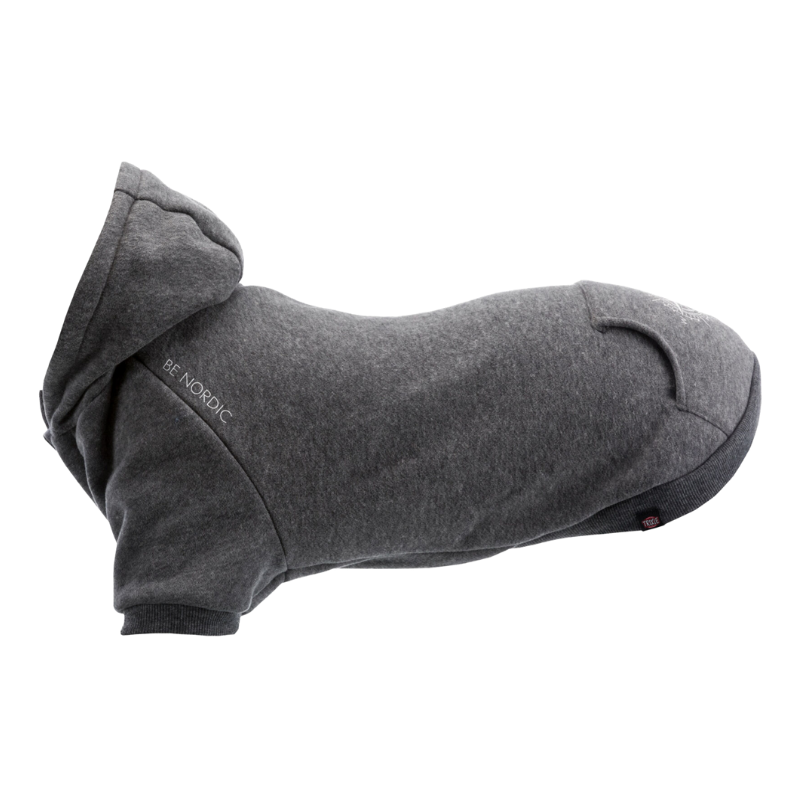 Trixie - BE NORDIC Hoodie Flensburg Hundepullover - Grau