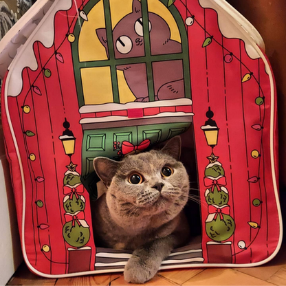 MyMeow - Cattage - A Purry Cozy Xmas Cat House