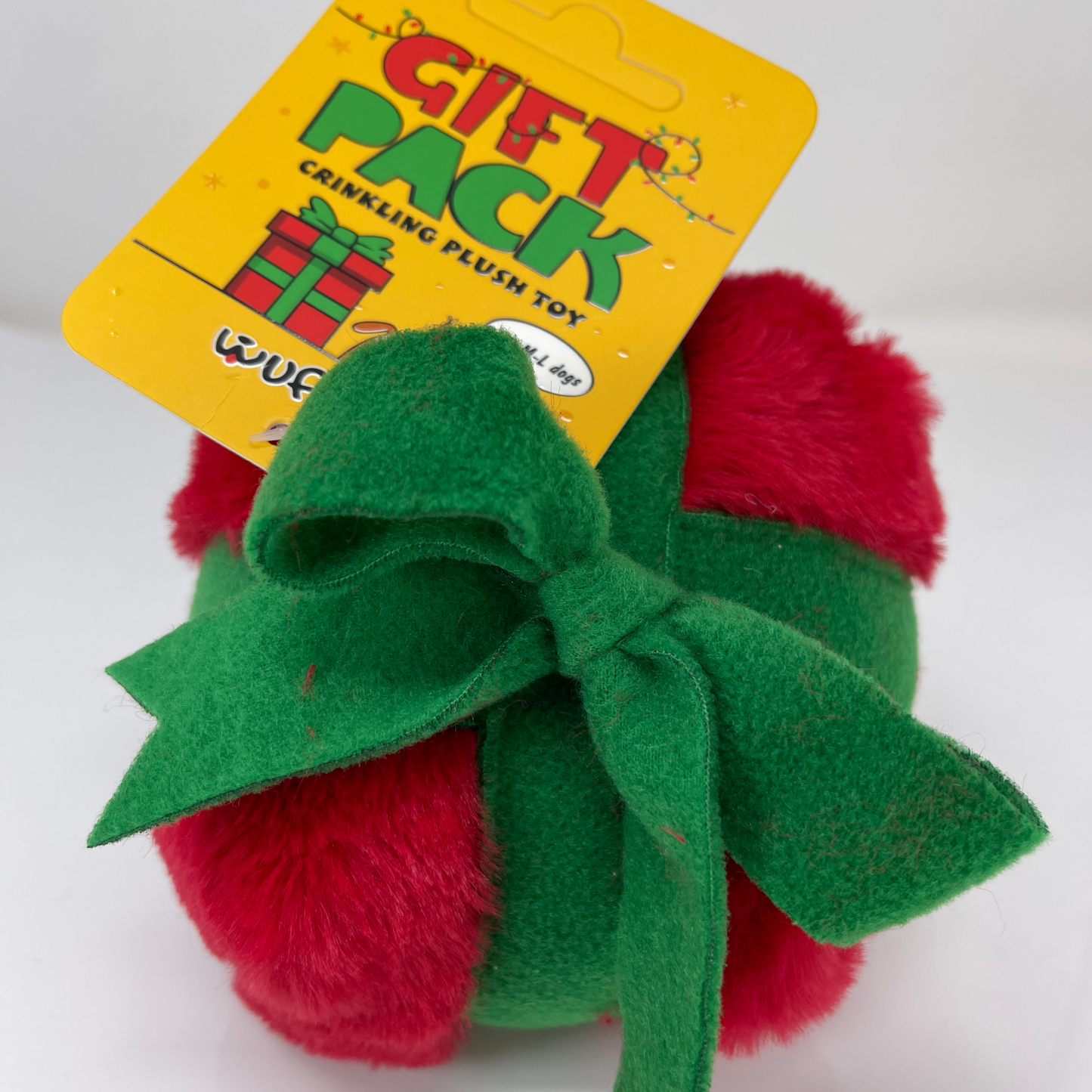 WufWuf Christmas Gift Pack Crinkling Plush Toy