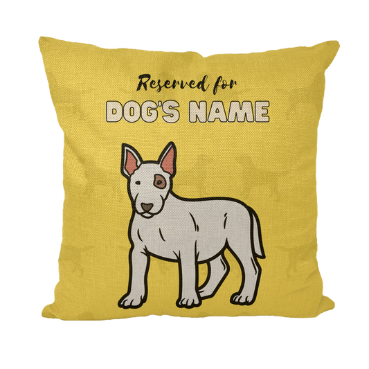 Personalisiertes Bullterrier-Kissengeschenk