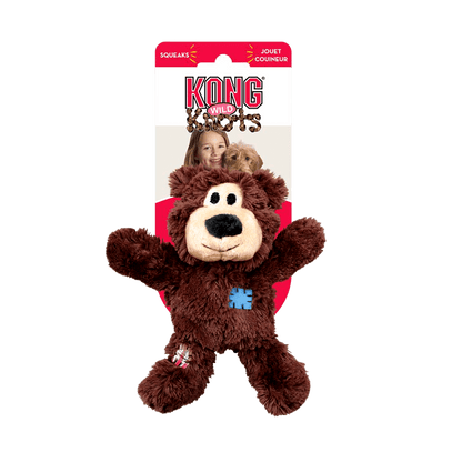 Kong wild knots brown bear dog toy