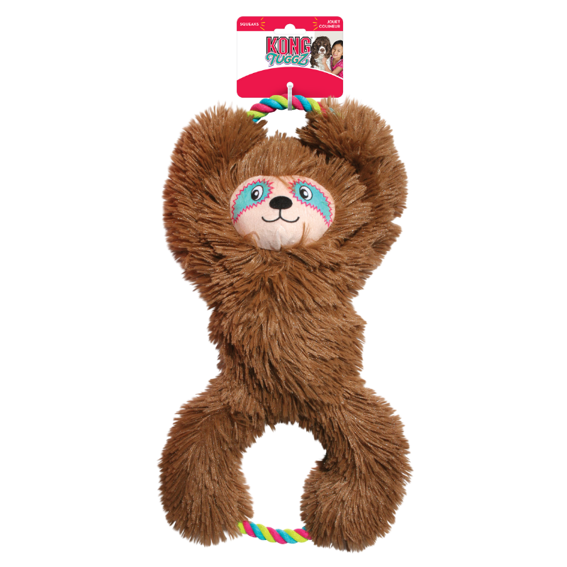 Kong Tuggz™ Sloth Extra Large, Soft Plush and Tug Toy