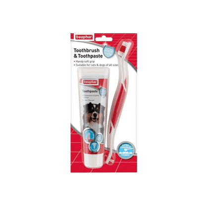 Beaphar Toothbrush and toothpaste for dogs