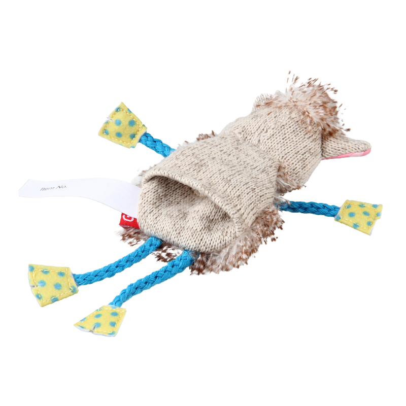 GiGwi Sheep Cat Toy with Silvervine in 3 Refillable Ziplock