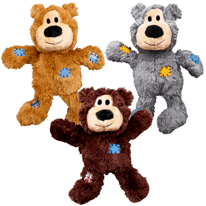 Kong wild knots bear dog toy 3 colours