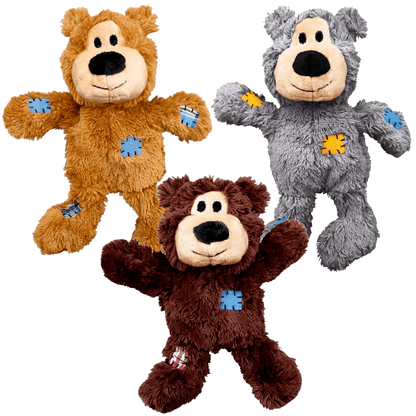 Kong wild knots bear dog toy 3 colours