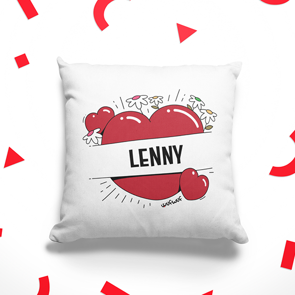 Personalised Valentine Cushion Gift