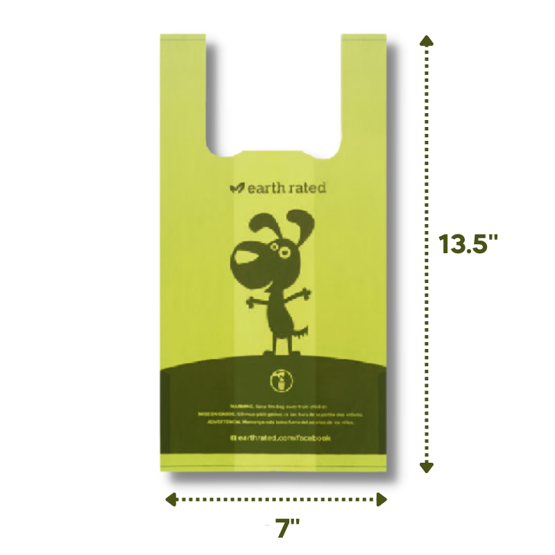 Earth Rated - Poop Bags - 120 Tie Handle Bags