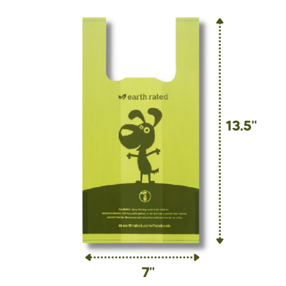 Earth Rated - Poop Bags - 120 Tie Handle Bags