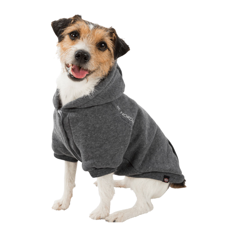 Trixie - BE NORDIC Hoodie Flensburg Hundepullover - Grau