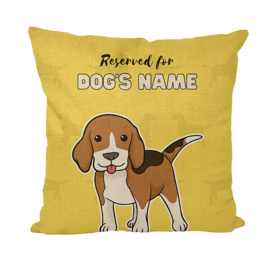 Personalisiertes Beagle-Kissengeschenk