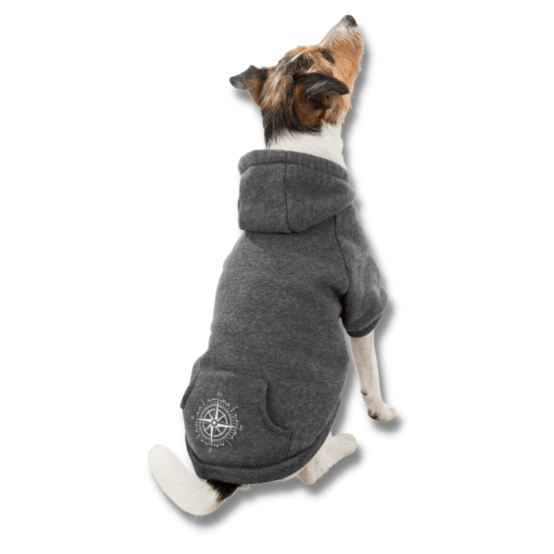 Trixie - BE NORDIC Hoodie Flensburg Hundepullover - Grau