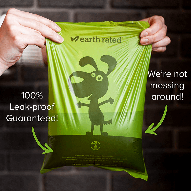 earth rated poop bags leakproof