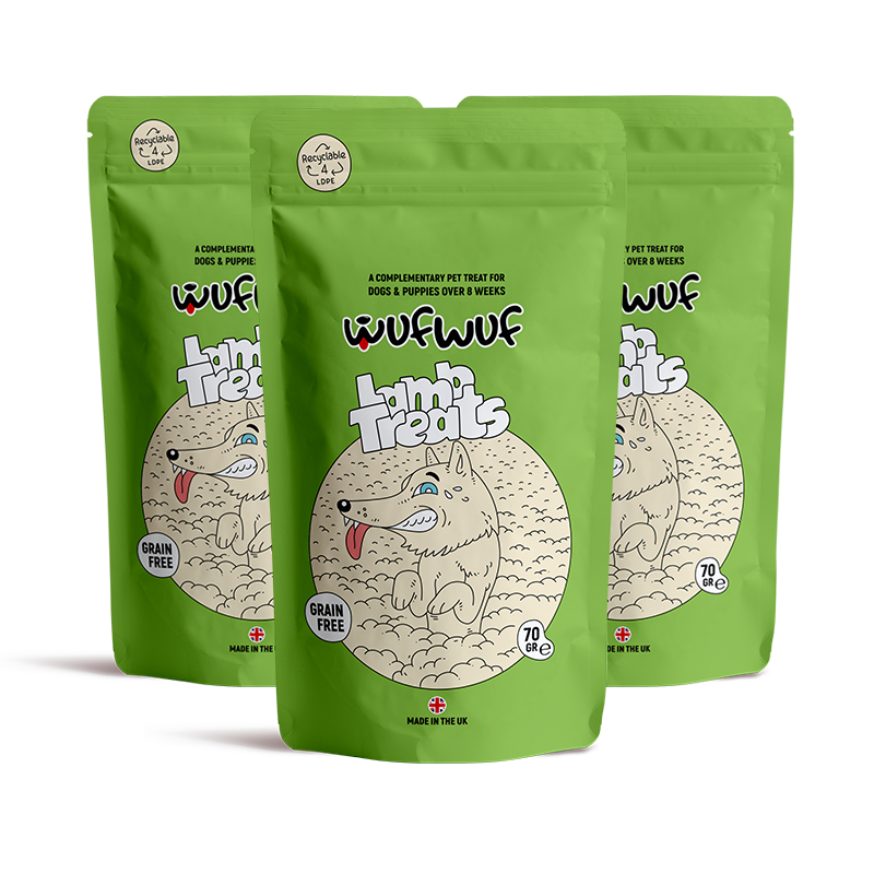 WufWuf Air-Dried Lamb Treats with Herbs