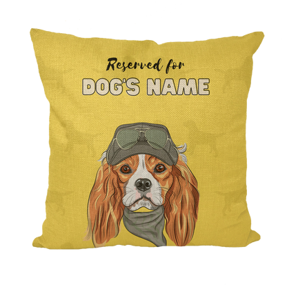 Personalised King Charles Cavalier Cushion Gift