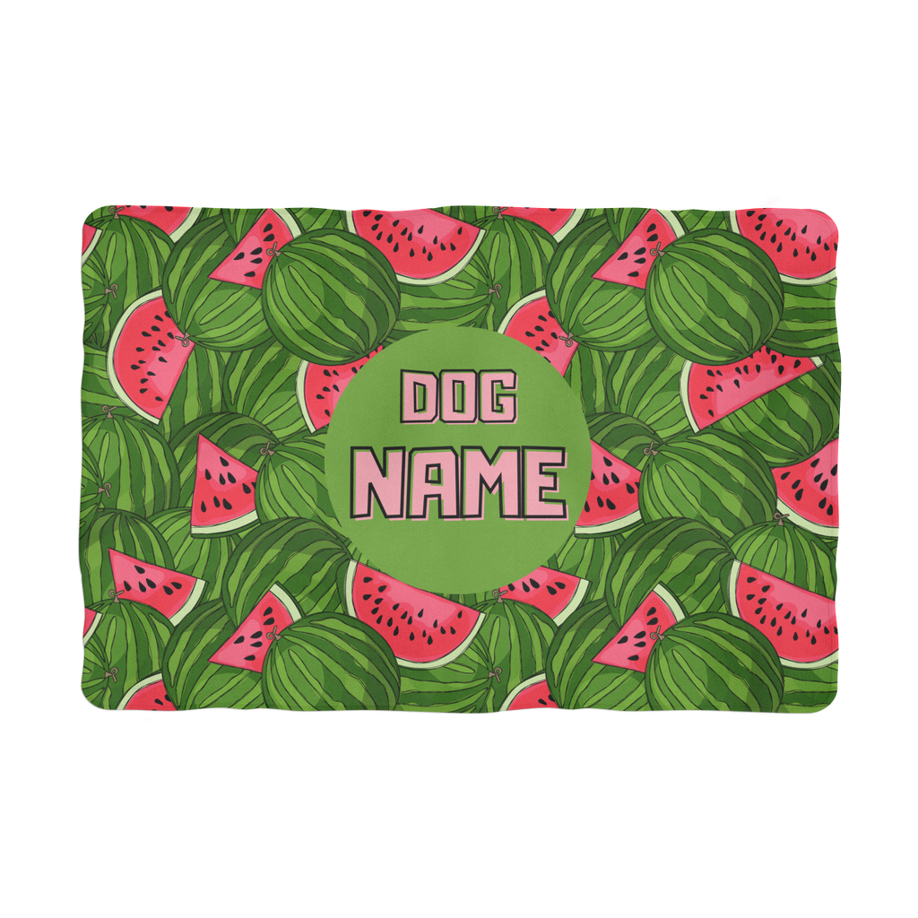 Personalised Dog Watermelon Blanket