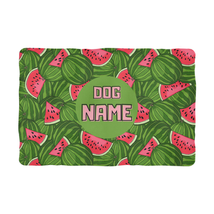 Personalised Dog Watermelon Blanket