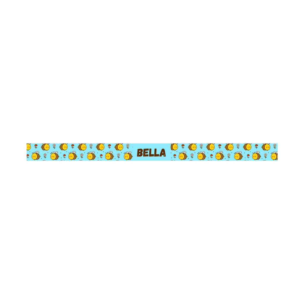 Personalised Bee Pattern Collar Gift