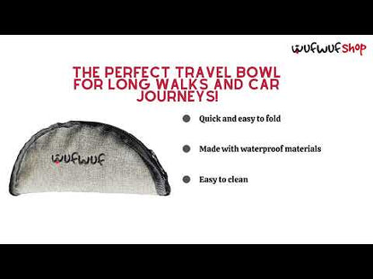 WufWuf Collapsible Travel Dog Bowl