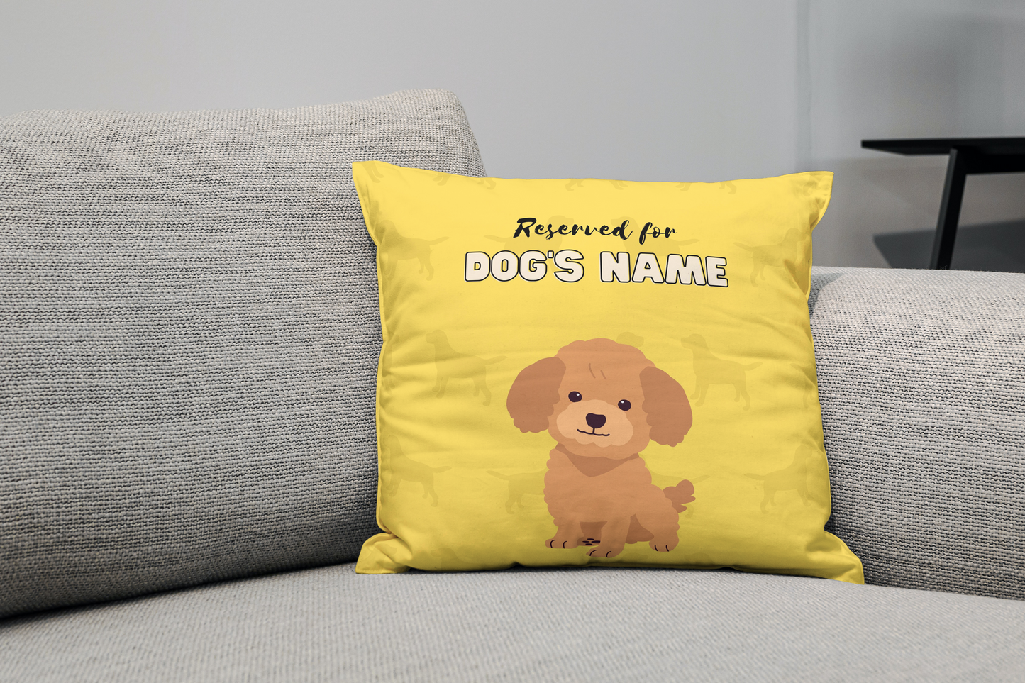 Personalised Cockapoo Cushion Gift