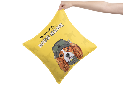 Personalised King Charles Cavalier Cushion Gift